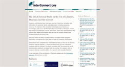 Desktop Screenshot of interconnectionsreport.org