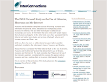 Tablet Screenshot of interconnectionsreport.org